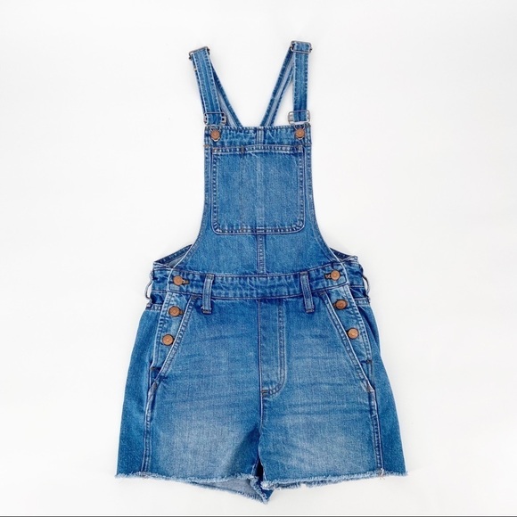 Madewell Overall Adirondack Shorts Style H6575 XXS - Picture 3 of 8
